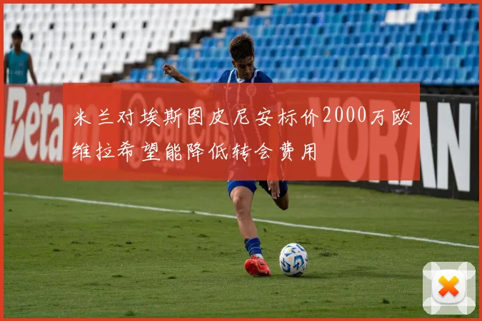 米兰对埃斯图皮尼安标价2000万欧维拉希望能降低转会费用